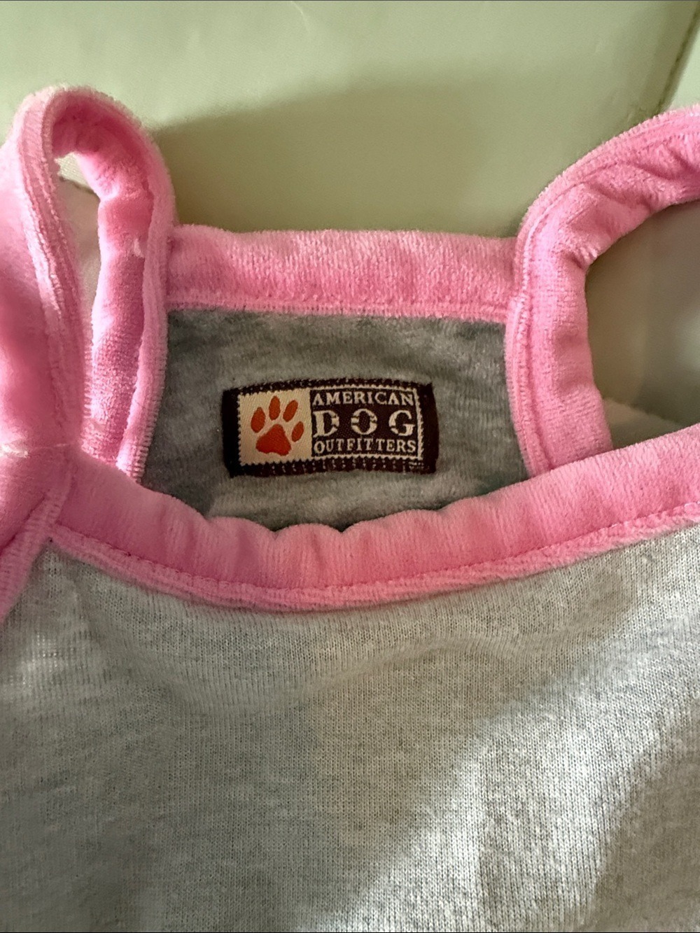 Gray & Pink Sleeveless Pet Dress with '10' Applique - Picture 2 of 5